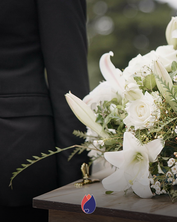 Witte Bloemen Bij Afscheid